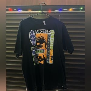 Men’s Adidas Originals Large Print Shirt Size Large